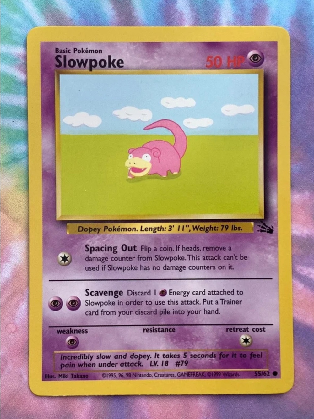 Pokemon Original Slowpoke Fossil Set
